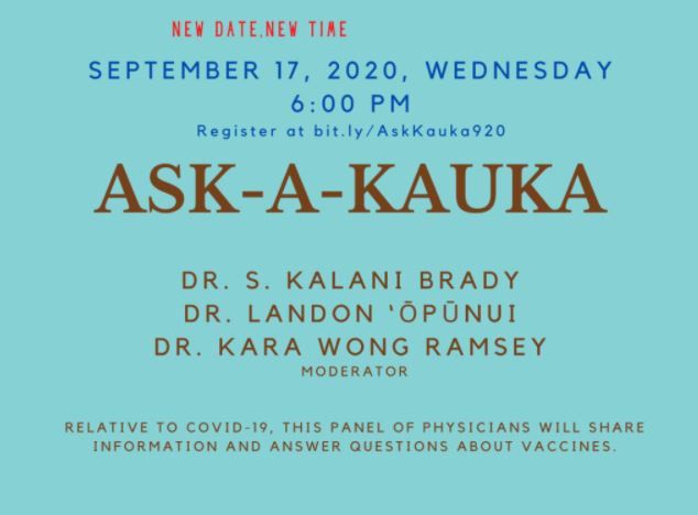 ASK-A-KAUKA – A conversation about vaccines and COVID-19